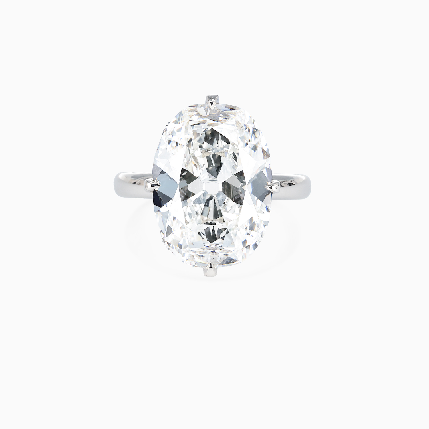 7-Carat Lab-Grown Cushion Brilliant Diamond Hidden Halo Engagement Ring